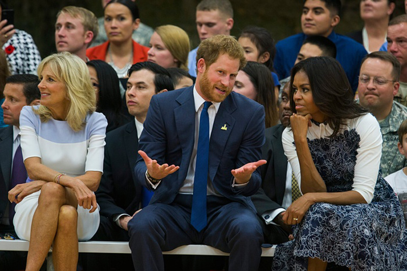 Мішель Обама і Принц Гаррі