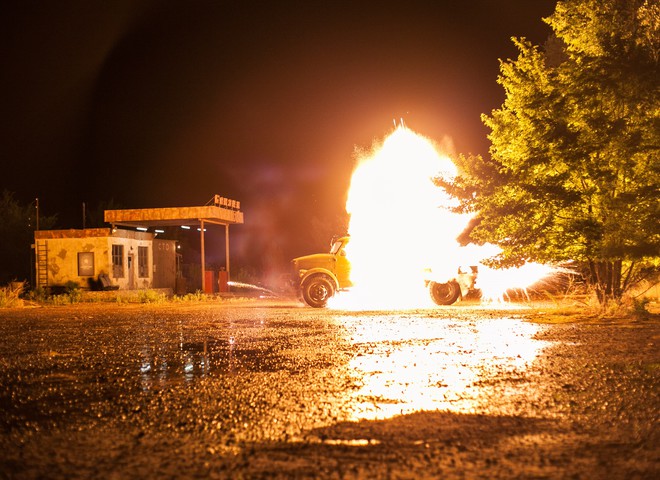 На знімальному майданчику "Ворошиловграда" вибухнув бензовоз