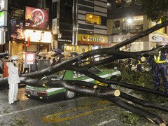 Тайфун в Японии