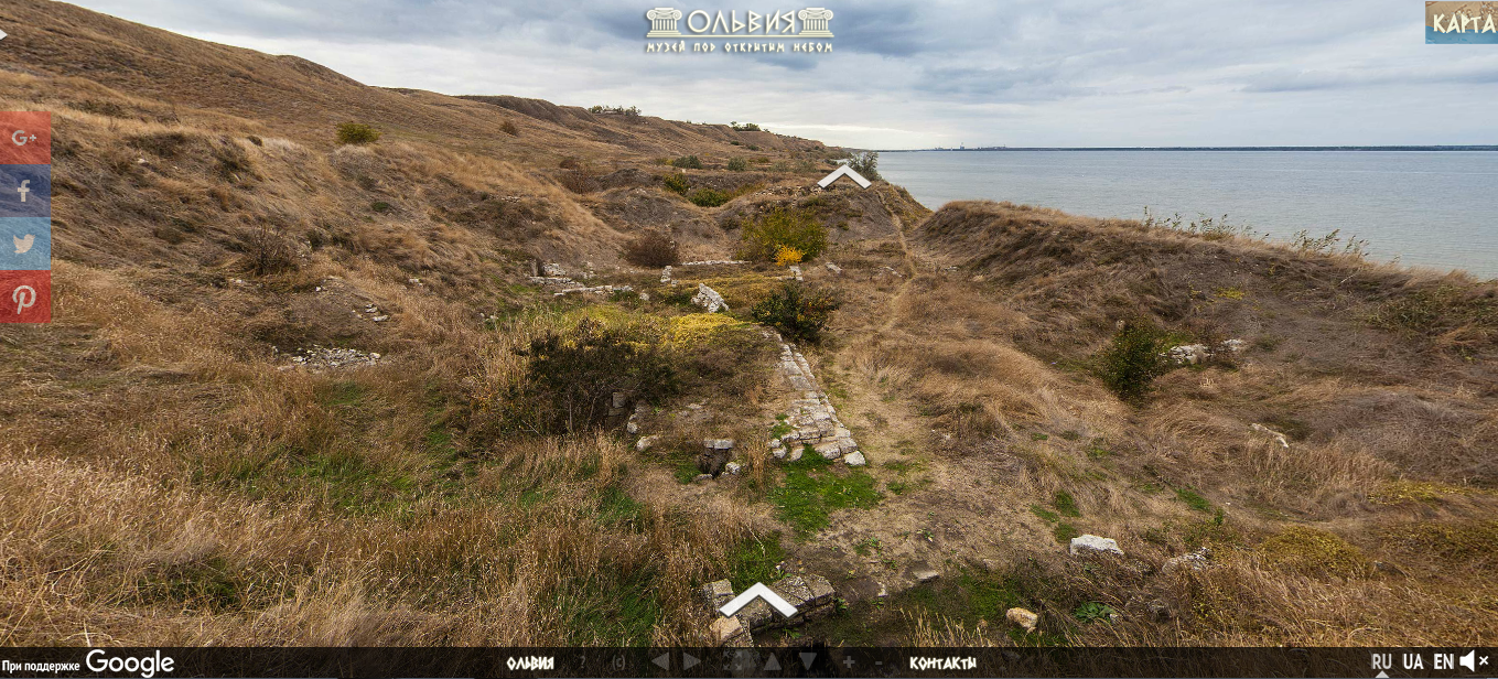 Google запустив віртуальний тур стародавньою Ольвією