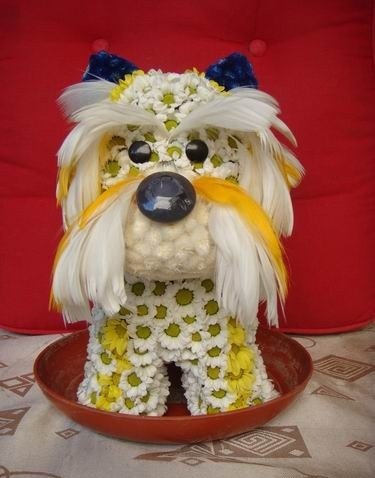 Игрушки из цветов