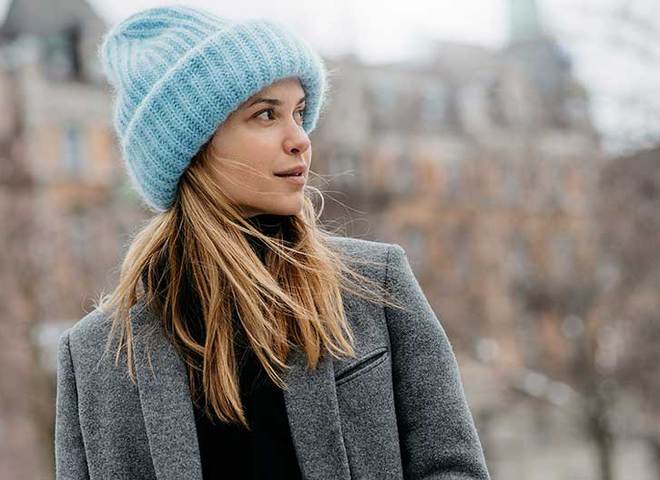Что носить зимой: вязаные шапки
