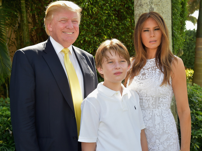 Мелания Трамп и Дональд Трамп