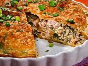 Быстрый куриный пирог