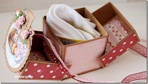 Коробочка - сундучок для новогодних подарков своими руками