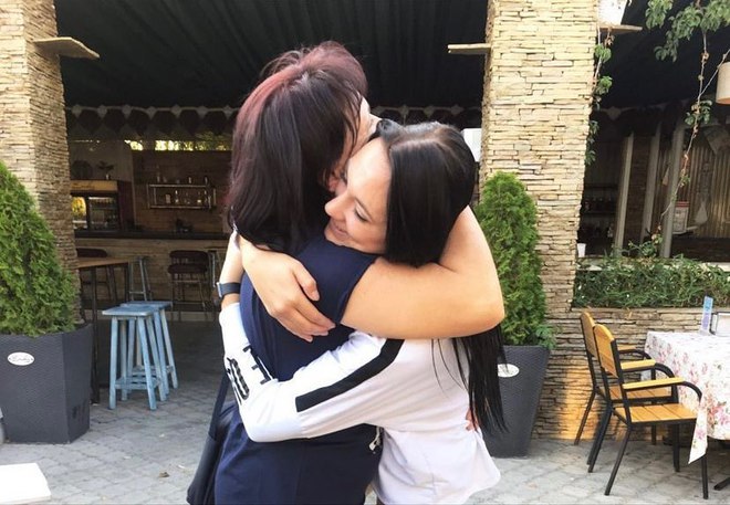 Валерия Ткаченко с мамой