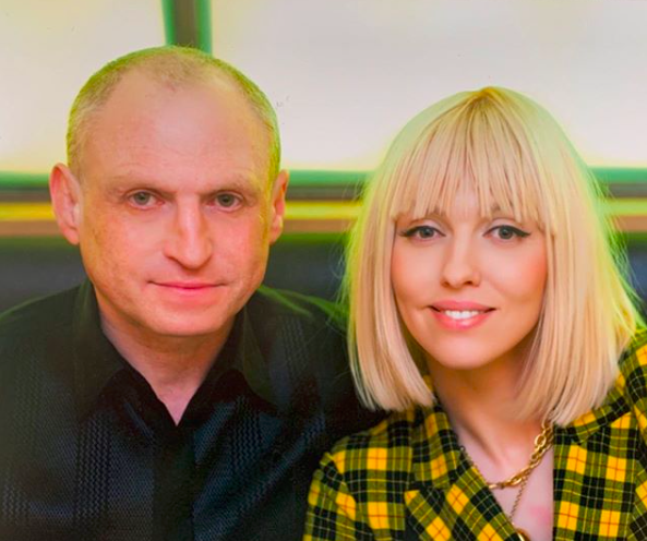 Оля Полякова с мужем Вадимом