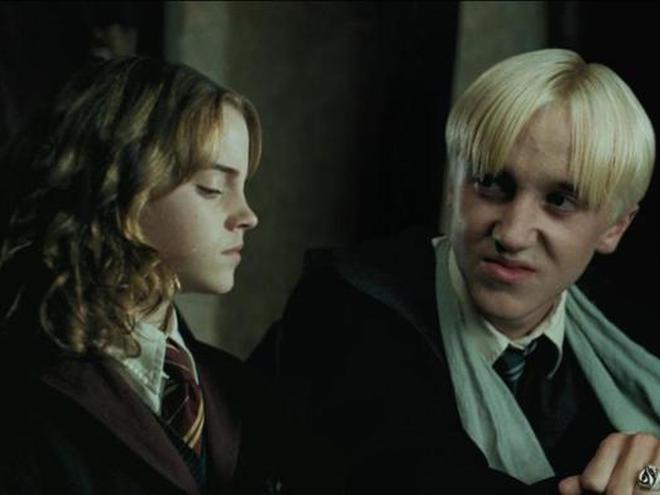 Эмма Уотсон и Том Фелтон в "Гарри Поттере"