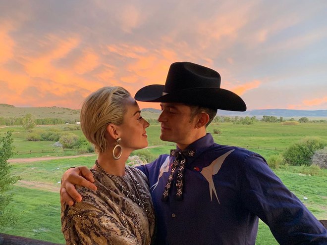 Кэти Перри и Орландо Блум