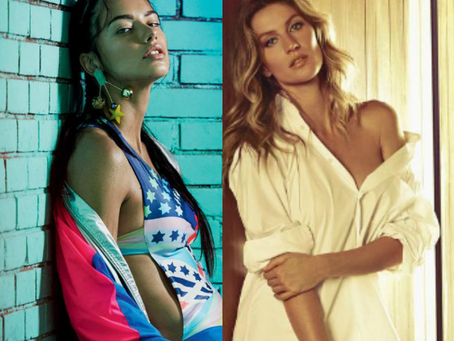 Адриана Лима и Жизель Бундхен