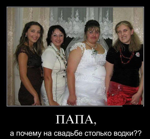 ТОП лучших свадебных демотиваторов