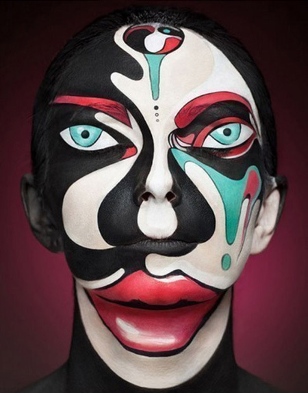 Оригинальный девичий макияж