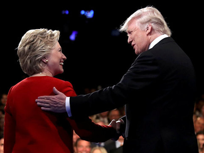 дебаты Клинтон и Трампа