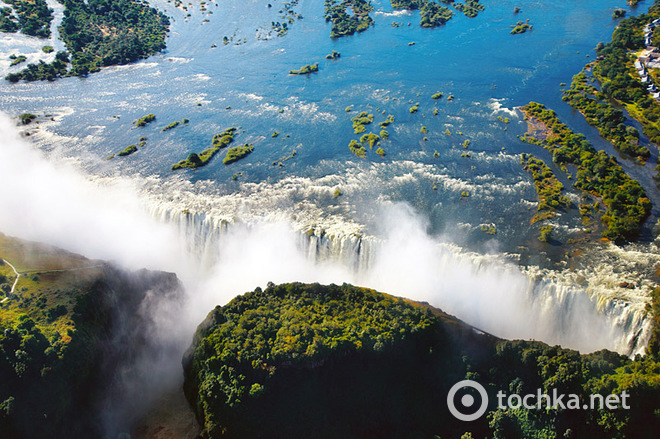 Самый опасный бассейн в мире: Водопад Виктория