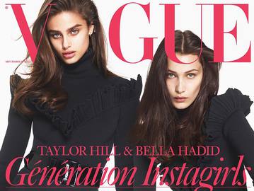 Белла Хадід і Тейлор Хілл прикрасили обкладинку Vogue Paris