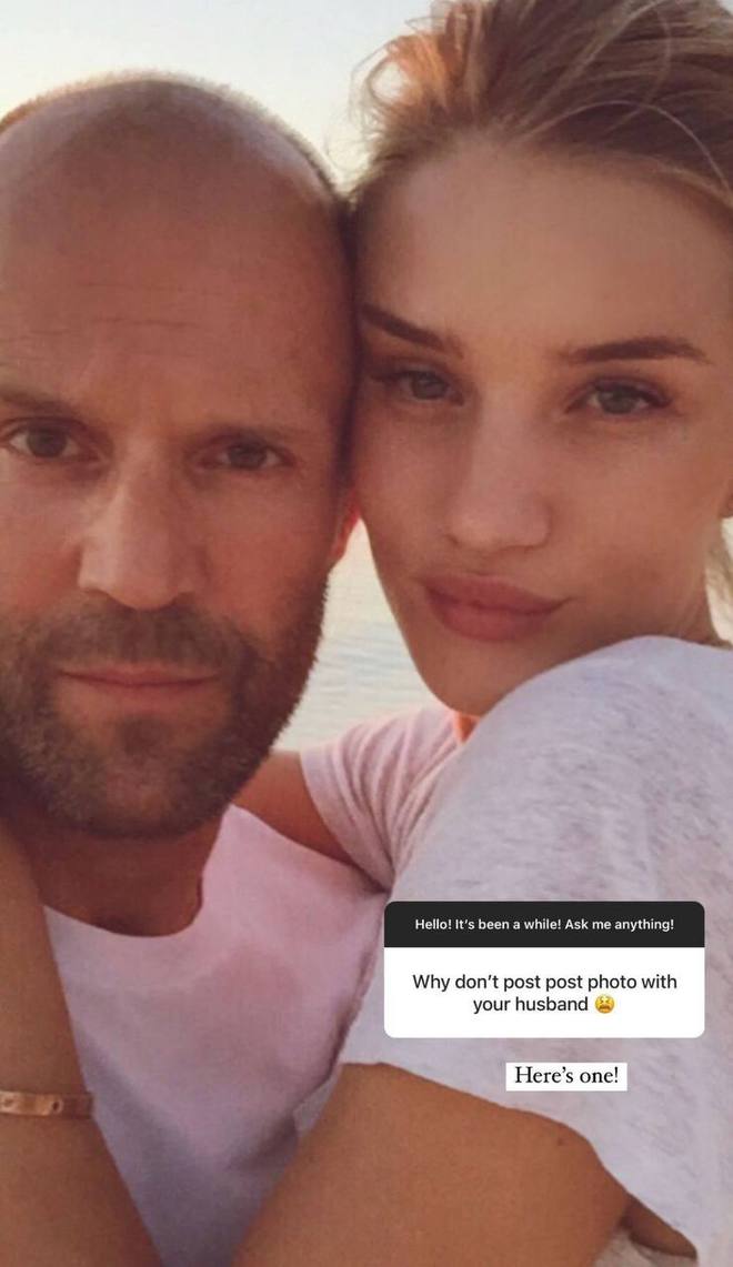 Рози Хантингтон-Уайтли и Джейсон Стейтем