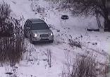 Forester под 45 градусов    