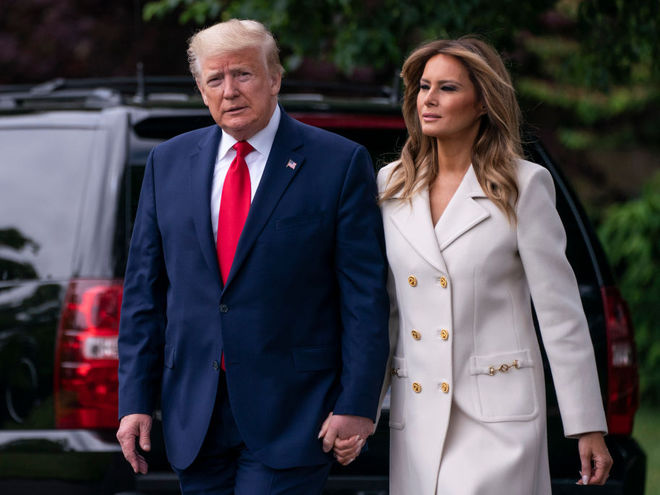 Дональд и Мелания Трамп