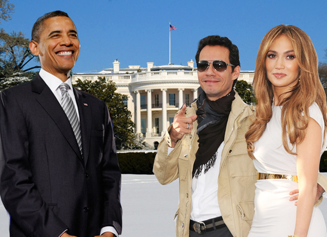 Дженніфер Лопес подивиться футбол з Обамою