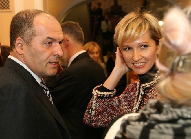 Виктор Пинчук и его жена Елена