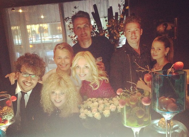 Кристина Орбакайте с семьей