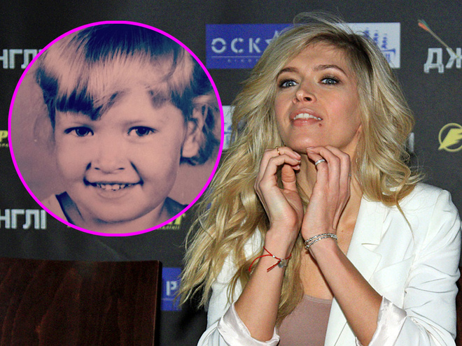 Вера Брежнева показал свое детское фото