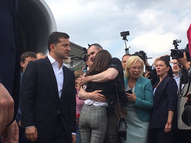 Олег Сенцов вернулся в Украину - первые фото