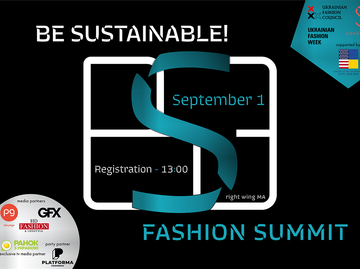 BE SUSTAINABLE! Fashion Summit