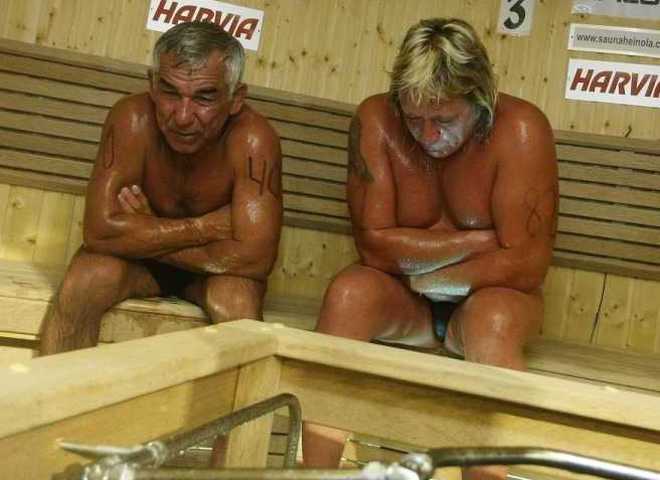 Ладиженський (зліва) і Кауконен