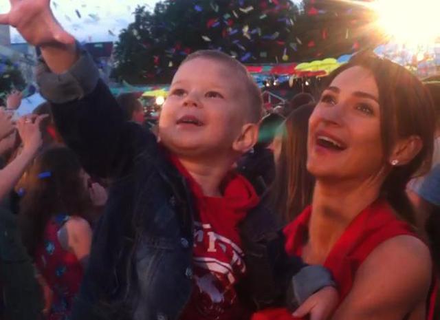 Татьяна Решетняк с ребенком