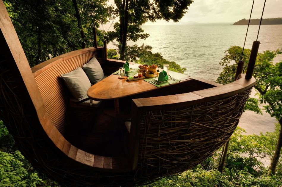 10 самых оригинальных ресторанов мира: Treepod Dining. Остров Ко Куд, Таиланд