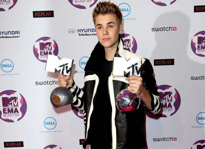 Джастин Бибер на MTV Europe Muic Awards