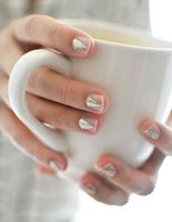 Манікюр з блискітками