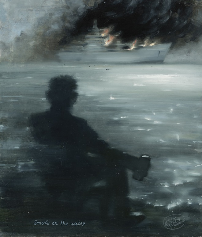 Картина Владислава Шерешевского Smoke on the water