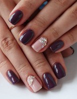 Модний манікюр 2016 зі стразами Модний манікюр 2016 зі стразами