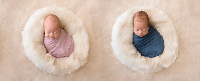 Милейшая фотосессия с новорожденными пятерняшками