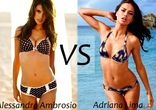 Electro House - Alessandra Ambrosio VS Adriana Lima