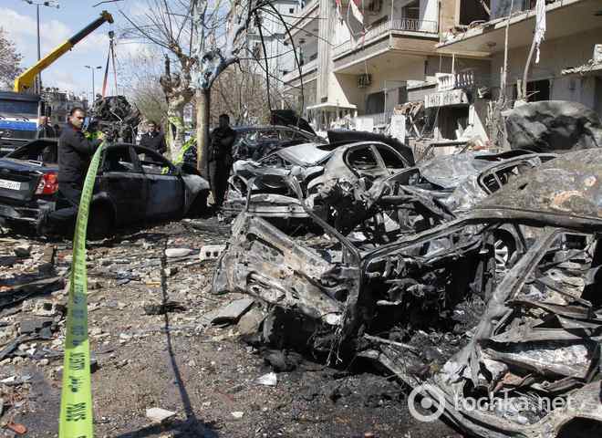 Мощные взрывы в центре Дамаска