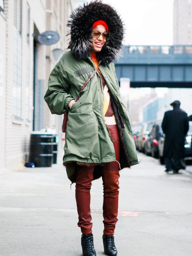 З чим носити парку