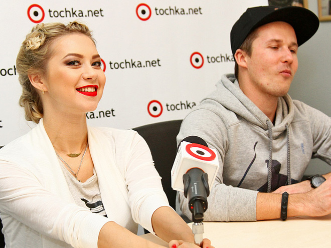 Дима Обризан и Полина Логунова