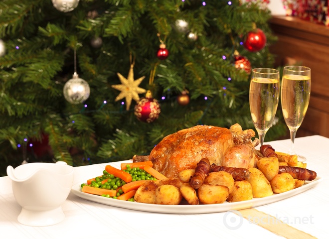 Горячие блюда на новогодний стол 2015, курица