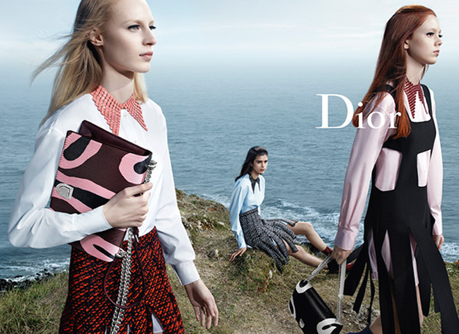 Морская бездна: рекламная кампания Dior осень/зима 2015-16