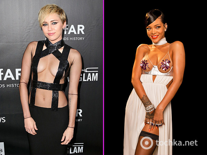 Майли Сайрус и Рианна