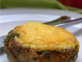 Запеченные грибы портобелло