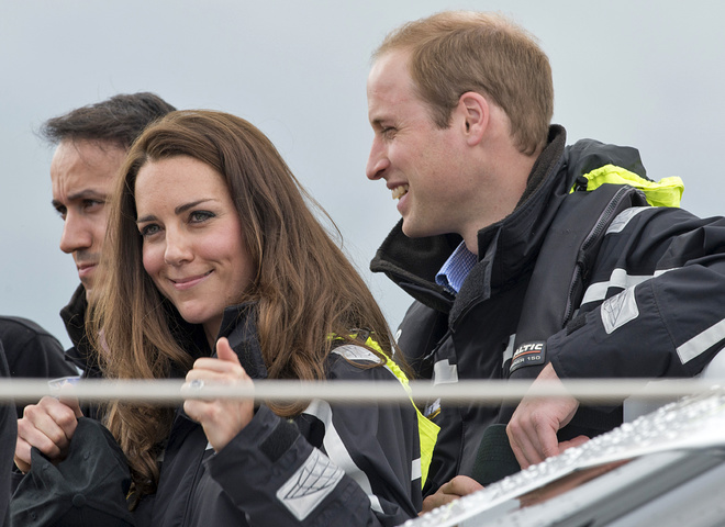 Кейт Міддлтон і принц на човні