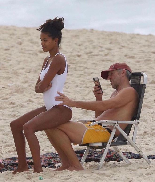 Венсан Кассель и Тина Кунаки