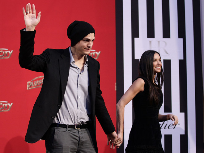 Деми Мур и Эштон Катчер