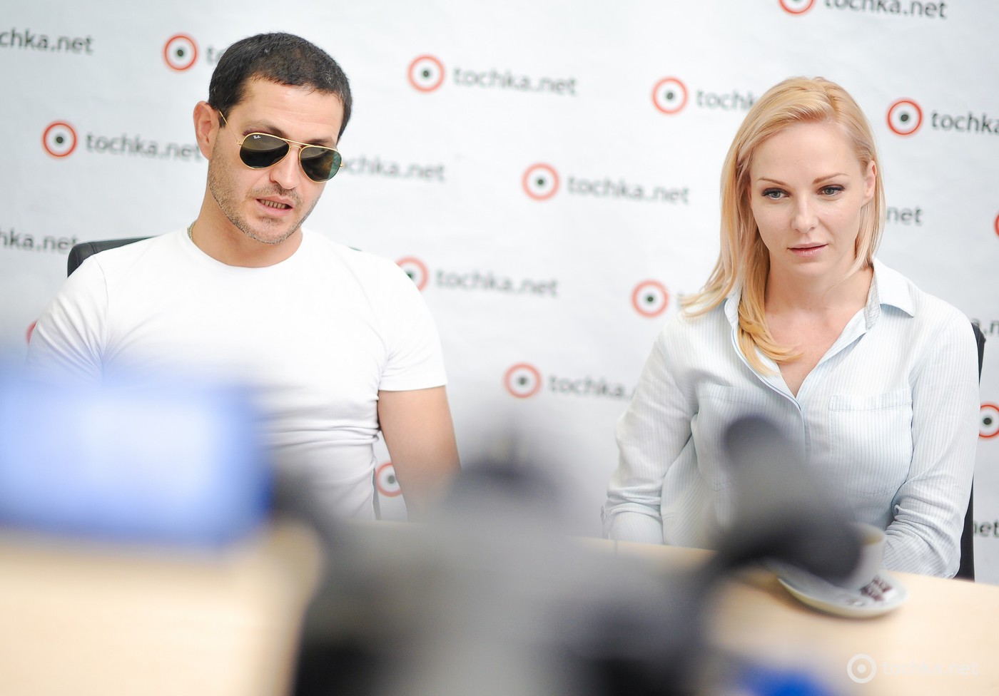 Дар'я Трегубова та Ахтем Сейтаблаєв в гостях у tochka.net 