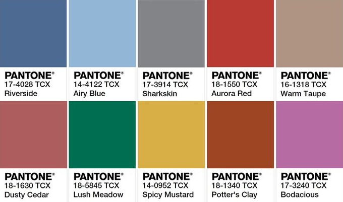 Модні кольори осені 2016: топ-10 рекомендацій від Pantone