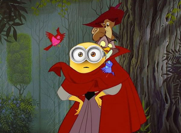 Если бы миньоны были диснеевскими принцессами